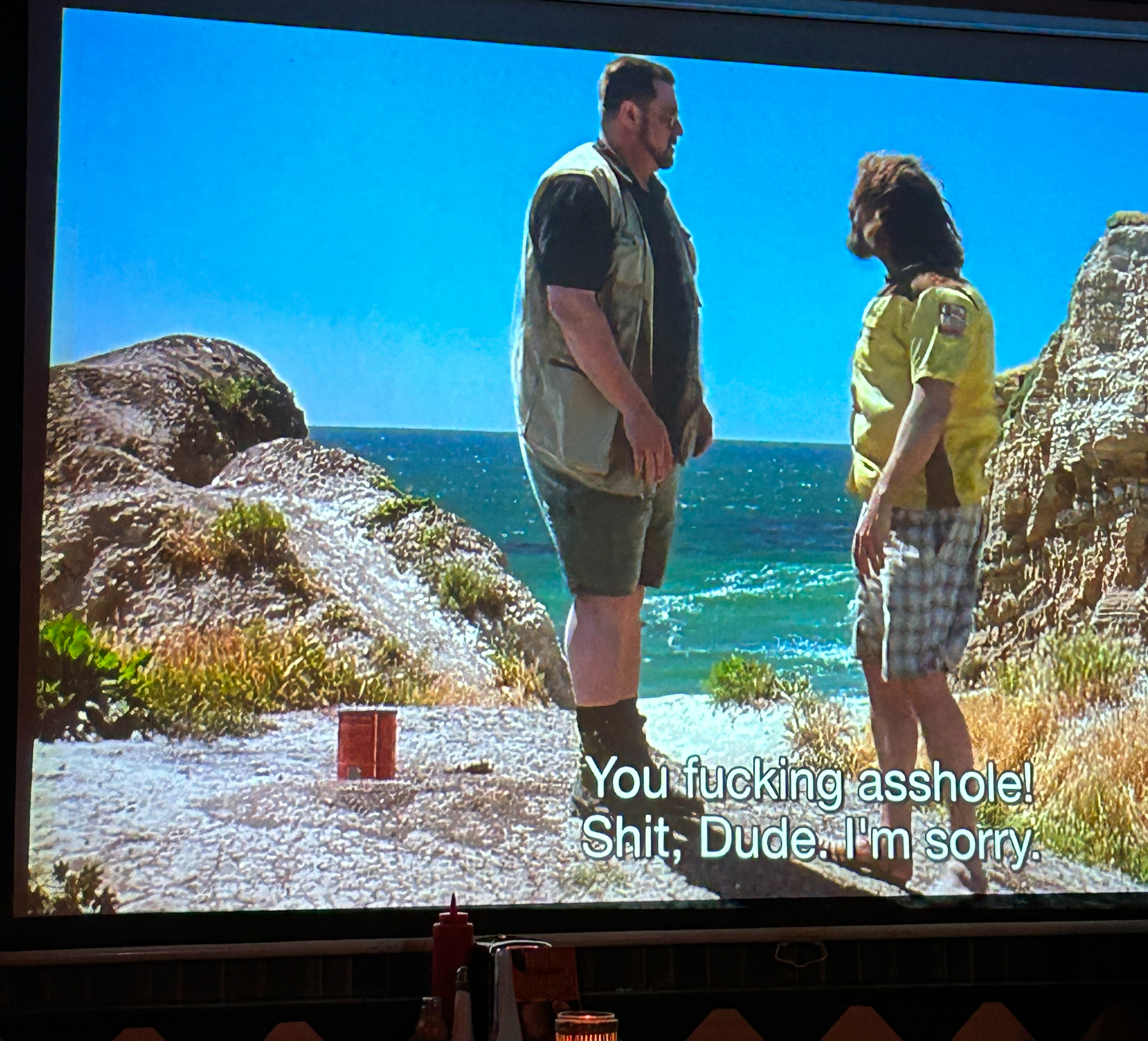 A scene from the movie "The Big Lebowski" at Lebowski Bar, Reykjavik