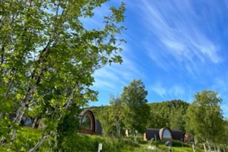 The non-frozen gamme cabins at the Snowhotel